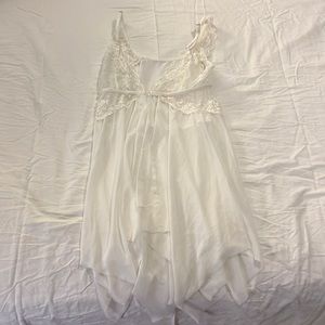 Romantic white babydoll